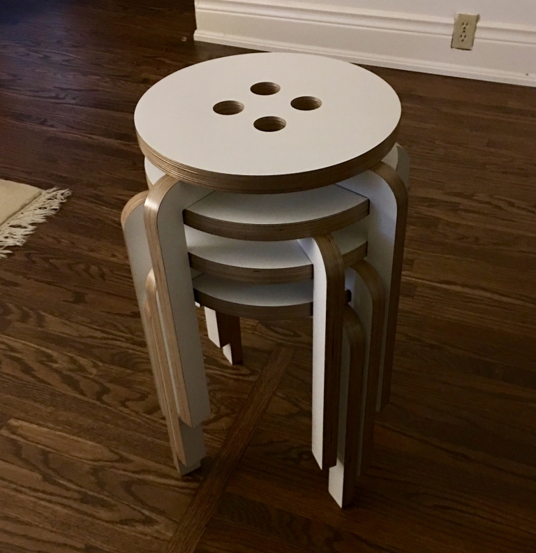 Button stool “Bronx